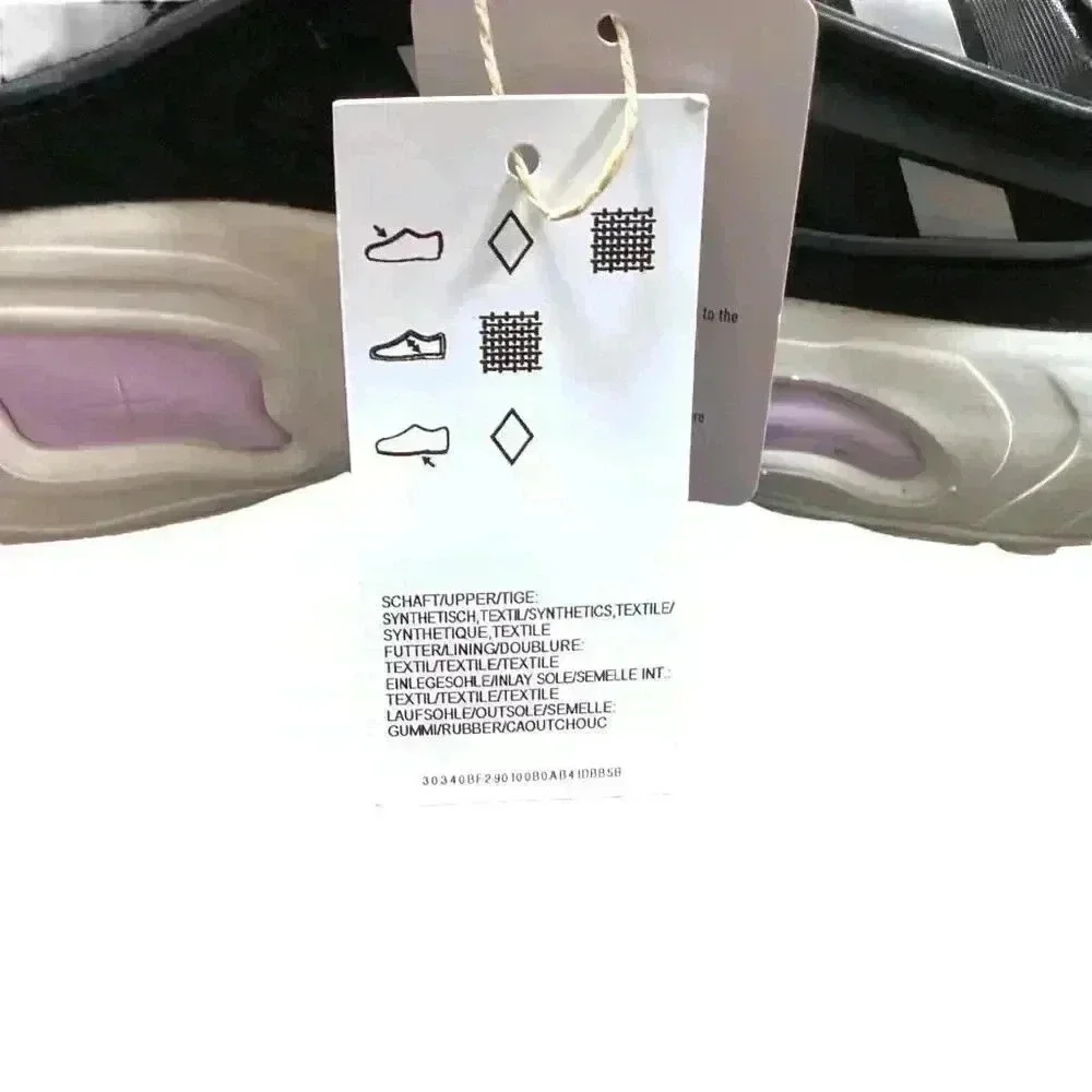 Adidas Trainers Sneakers Shoes Women 8.5 Black Purple Oznova Originals NEW